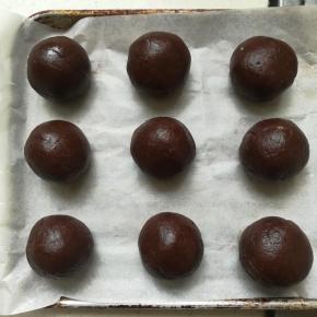 可可面分成大小均匀的面团