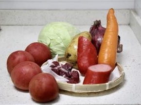 1. 所有材料洗净