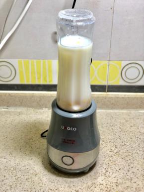 放到机器上搅打