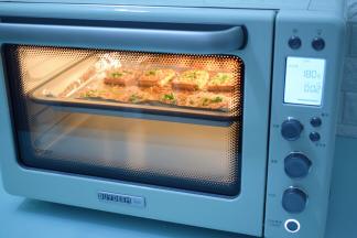 然后继续放回烤箱烤完即可