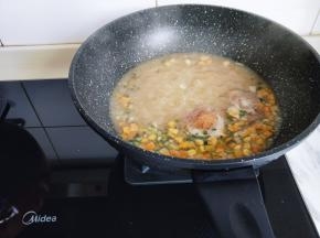 大火烧开，转小火2分钟关火。