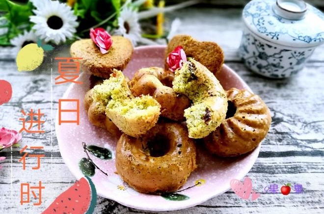黑茶甜甜圈