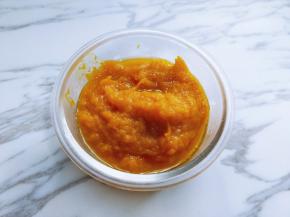 做好的南瓜泥。