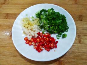 配料如上图切好