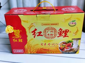 前几天买了一箱广州红鲤米粉，喜欢吃，无需理由！打开箱子一块一块的，特别赞！