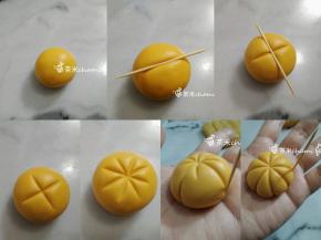 用牙签先压出个