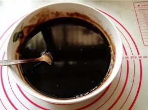 取出后成混合均匀的糊状