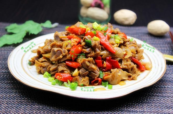 香辣啤酒鸡胗