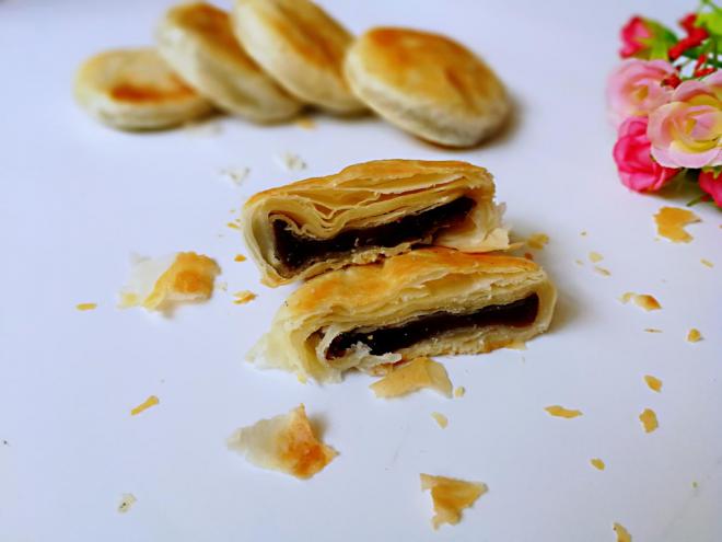 红豆沙饼-不粘锅版