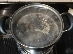 黑珍珠两百克，加入两千克滚水在锅里烹煮，中火保持水滚，用汤勺搅动，时间15-20分钟。时间到后盖上锅盖熄火再焖15-20分钟。煮好后捞出珍珠用凉水冲，取一个大碗放入珍珠及加入白砂糖或红糖浸泡，搅拌均匀后静止30分钟即可。（焖的时间越长弹性就越好，煮得时间越长就越软）
