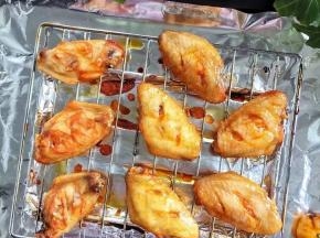 等待的时候，满满的都是奥尔良的香味。