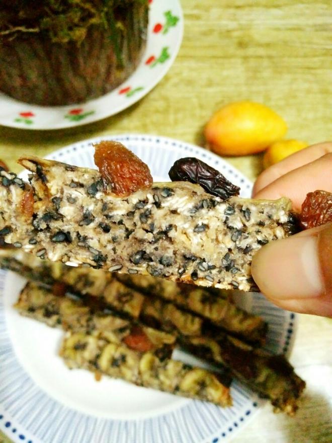 香蕉燕麦能量棒