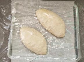 盖上刷过油的保鲜膜，发酵30分钟