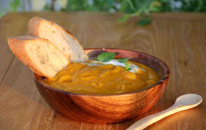 超满足的南瓜汤