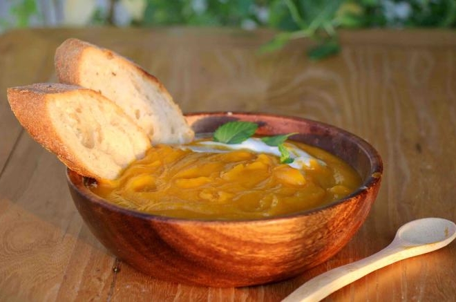 超满足的南瓜汤