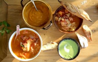 罗宋汤、豌豆汤、南瓜浓汤……好美味。