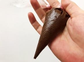 融化后擦干裱花袋外面的水