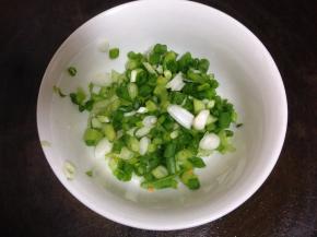 香葱切碎