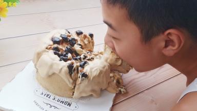 儿子造上了，哈哈。