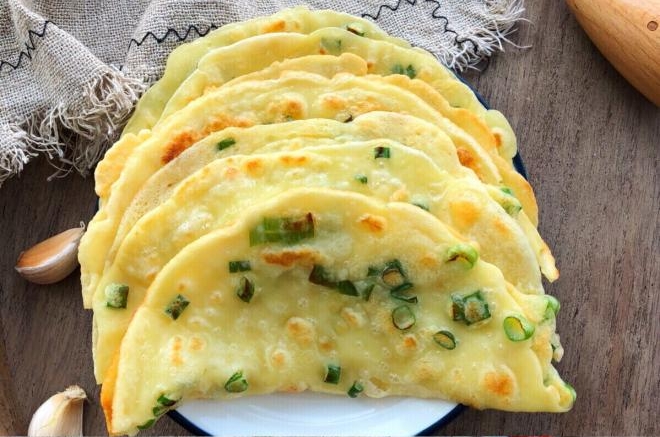 葱香鸡蛋饼