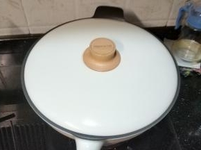 盖上盖子焖一会