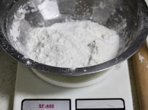 派皮： 面粉

大材料都有称量哦