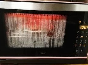 入烤箱蒸汽功能100度9分钟