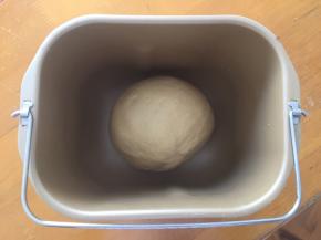 放入面包机室温发酵就可以