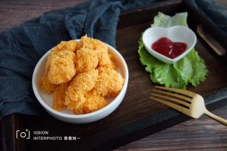 配上番茄酱，味道更好吃哦！