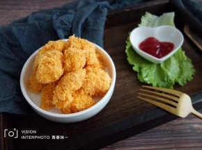 配上番茄酱，味道更好吃哦！