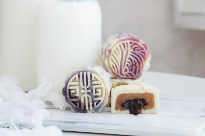 巧克力流心月饼