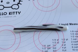 再次搓成长条形