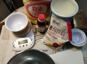 准备好全部的食材。