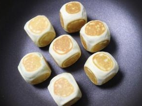 最后煎好的仙豆糕