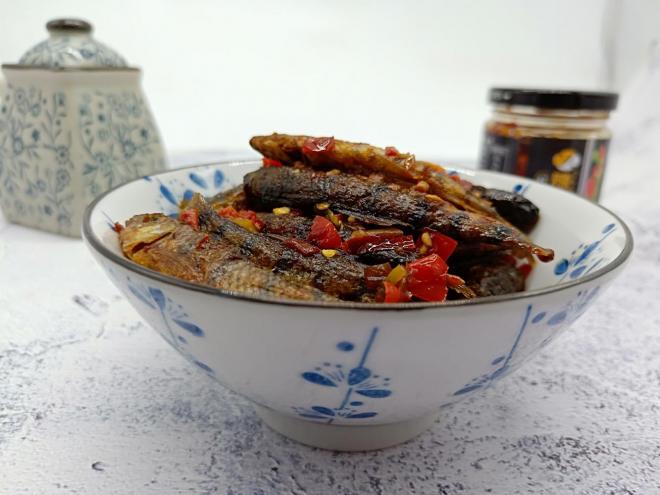 辣炒野生石斑鱼