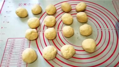 分割成均匀小剂子。