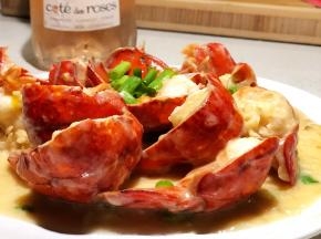 好弹牙的龙虾球！yummy yummy！
