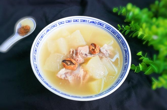 淡菜扇骨冬瓜汤