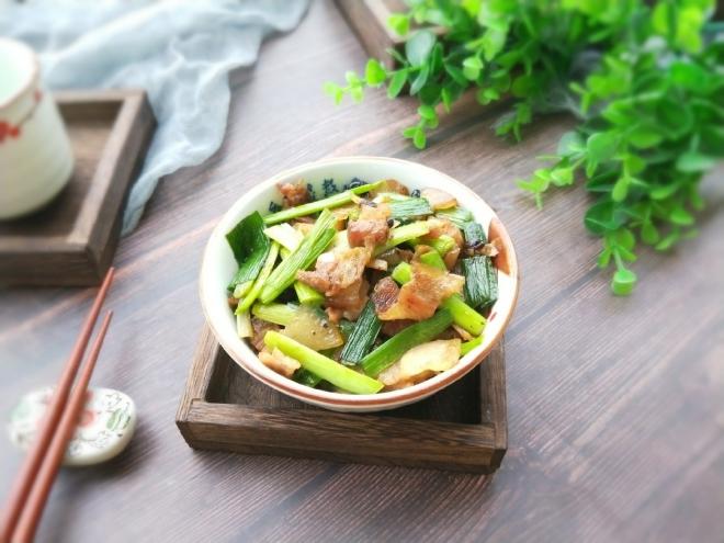 蒜苗豆豉五花肉