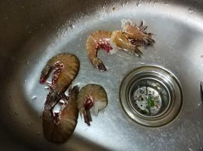 大虾去壳去线切粒