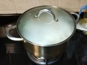 盖上盖子大火煮20分钟