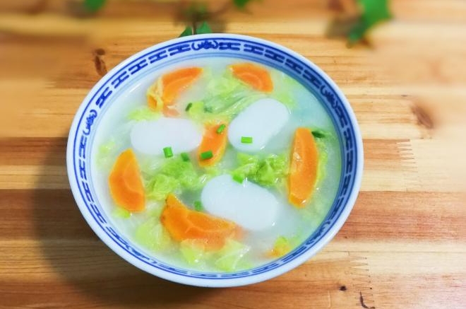 白菜胡萝卜年糕