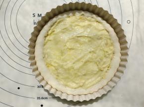 再铺一层榴莲肉。