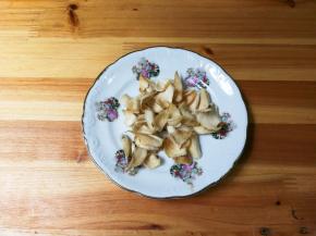 百合干冲洗干净