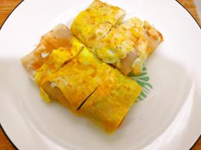 出锅后切成小段