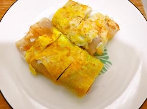 出锅后切成小段