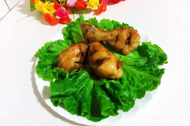 八珍黄梅风味烤鸡腿