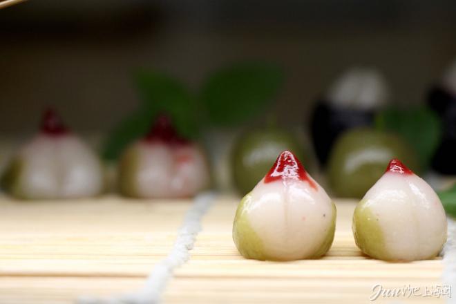 象形点心（一）寿桃糯米团子