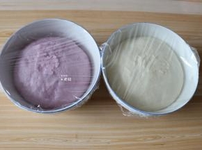 发酵到2倍大的时候取出；