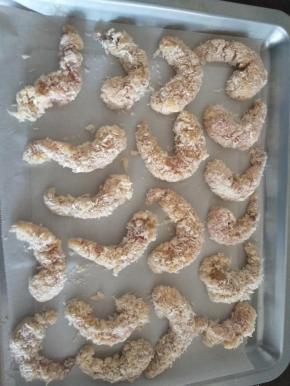 放入铺上锡纸的烤盘中